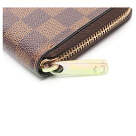 Louis Vuitton-Louis Vuitton Zippy Wallet Damier Brown N60046-Brown