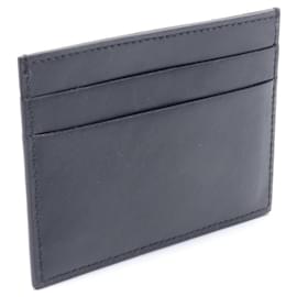 Balenciaga-Balenciaga Leather Card Case Black-Black