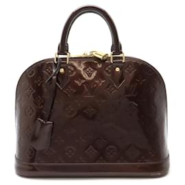 Louis Vuitton-Louis Vuitton Vernis Alma PM Handbag M91611-Purple