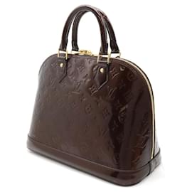 Louis Vuitton-Louis Vuitton Vernis Alma PM Handbag M91611-Purple