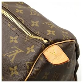 Louis Vuitton-Louis Vuitton Monogram Keepall 55 Travel Bag M41424-Brown