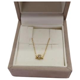 Autre Marque-Vendome Aoyama K18YG Diamond Necklace-Golden