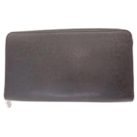 Louis Vuitton-Louis Vuitton Taiga Zippy Organizer Wallet-Black