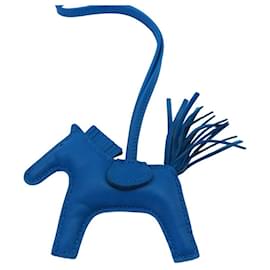 Hermès-Hermes Rodeo PM Bag Charm Blue 2022-Blue
