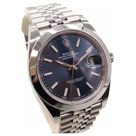 Rolex-Rolex Datejust 41 Blue Dial Watch 126300-Blue