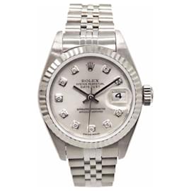 Rolex-Rolex Datejust 26 Silver Ladies Watch 79174G-Silvery