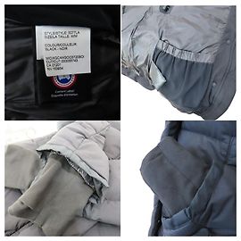 Canada Goose Long Down Coat 5077LA Black M Black