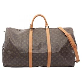Louis Vuitton-Louis Vuitton Monogram Keepall Bandouliere 60 Bag-Brown