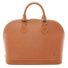 Louis Vuitton-Louis Vuitton Alma Epi Leather Handbag M52148-Brown