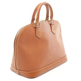 Louis Vuitton-Louis Vuitton Alma Epi Leather Handbag M52148-Brown