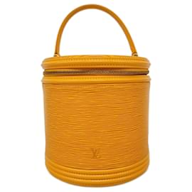 Louis Vuitton-Louis Vuitton Epi Cannes Handbag-Yellow