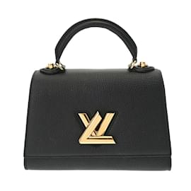 Louis Vuitton-Louis Vuitton Twist One Handle PM Noir Handbag-Black