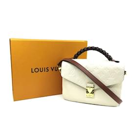 Louis Vuitton-Louis Vuitton Monogram Empreinte Pochette Metis MM Handbag-Beige,Cream