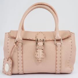 Fendi-Sac à main Fendi Selleria Linda-Rose