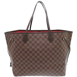 Louis Vuitton-Louis Vuitton Neverfull GM Damier Ebene Tote Bag-Brown