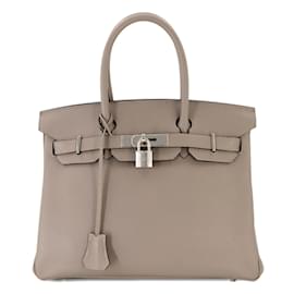 Hermès-Hermes Birkin 30 Handbag-Beige