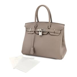 Hermès-Hermes Birkin 30 Handbag-Beige