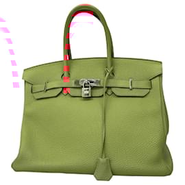 Hermès-Hermes Birkin 35 Handbag in Togo Leather-Other