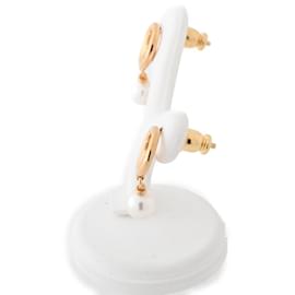 Fendi-Fendi Gold Stud Earrings-Golden