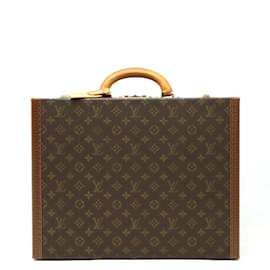 Louis Vuitton-Louis Vuitton Monogram President Crassole Attaché Case-Brown