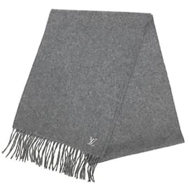 Louis Vuitton-Louis Vuitton Cashmere Stole in Gray-Brown