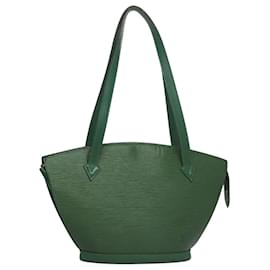 Louis Vuitton-LOUIS VUITTON Epi Saint Jacques Poignees Long Bag Green M52334 LV Auth 105604-Green