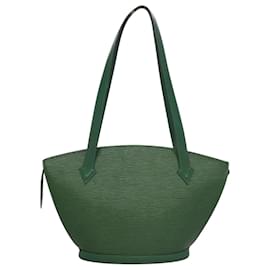 Louis Vuitton-LOUIS VUITTON Epi Saint Jacques Poignees Long Bag Green M52334 LV Auth 105604-Green