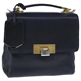 Balenciaga-BALENCIAGA Sac à main Rudis en cuir noir 391571 Auth bs21063-Noir