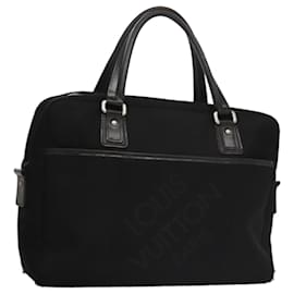 Louis Vuitton-LOUIS VUITTON Damier Geant Yak Business Bag Black Noir M93082 LV Auth bs20995-Black
