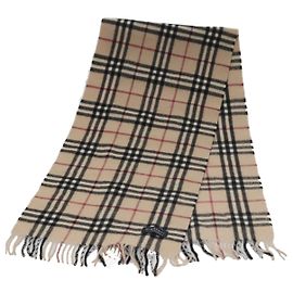 Burberry Sciarpa in cashmere a quadri Nova Check beige Auth am7311 Beige