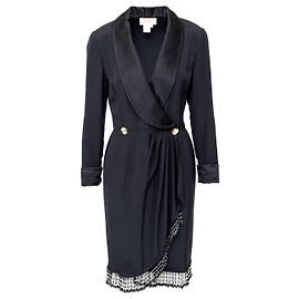 Autre Marque Midi-Kleid Mila Schön Schwarz