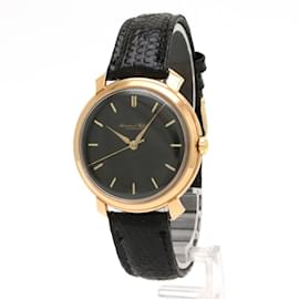 IWC-IWC K18YG Leather Strap Hand-wound Men's Wristwatch-Other