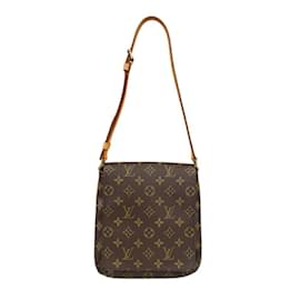 Louis Vuitton-Louis Vuitton Musette Salsa Short Monogram Shoulder Bag-Brown,Monogram