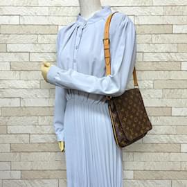 Louis Vuitton-Louis Vuitton Musette Salsa Short Monogram Shoulder Bag-Brown,Monogram