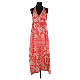 Bash Vestido de algodón Naranja