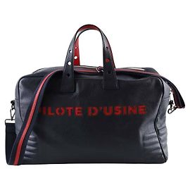 Autre Marque Leather travel bag Blue