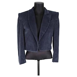 Autre Marque-Cotton blazer-Blue