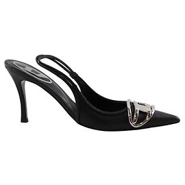 Diesel Leather heels Black
