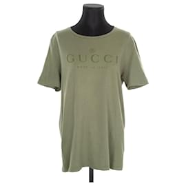 Gucci-Cotton T-shirt-Khaki