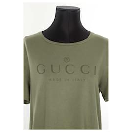Gucci-Cotton T-shirt-Khaki