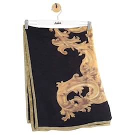 Dolce & Gabbana Sciarpa di cotone Nero