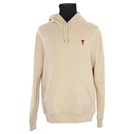 Ami Sudadera de algodón beige Beige