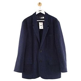 Isabel Marant Blauer Wollmantel Blau