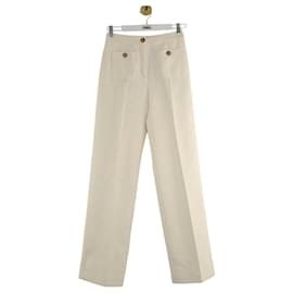 SéZane-Ecru wide pants-Cream