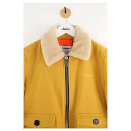 Autre Marque-Wool coat-Yellow