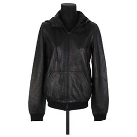Marc Jacobs Giacca in pelle nera Nero