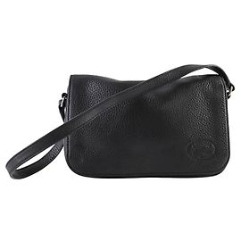Lacoste Leather handbag Black