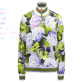 Dolce & Gabbana-Dolce & Gabbana Pink Multi Floral Crepe Jacket-Multiple colors