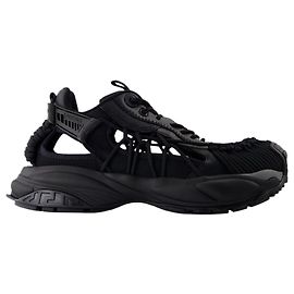 Sneaker - Versace - Leder - Schwarz Schwarz