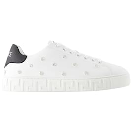Baskets - Versace - Cuir - Blanc Blanc